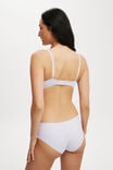 Ultimate Comfort Wirefree T-Shirt Bra, WASHED THISTLE - alternate image 3