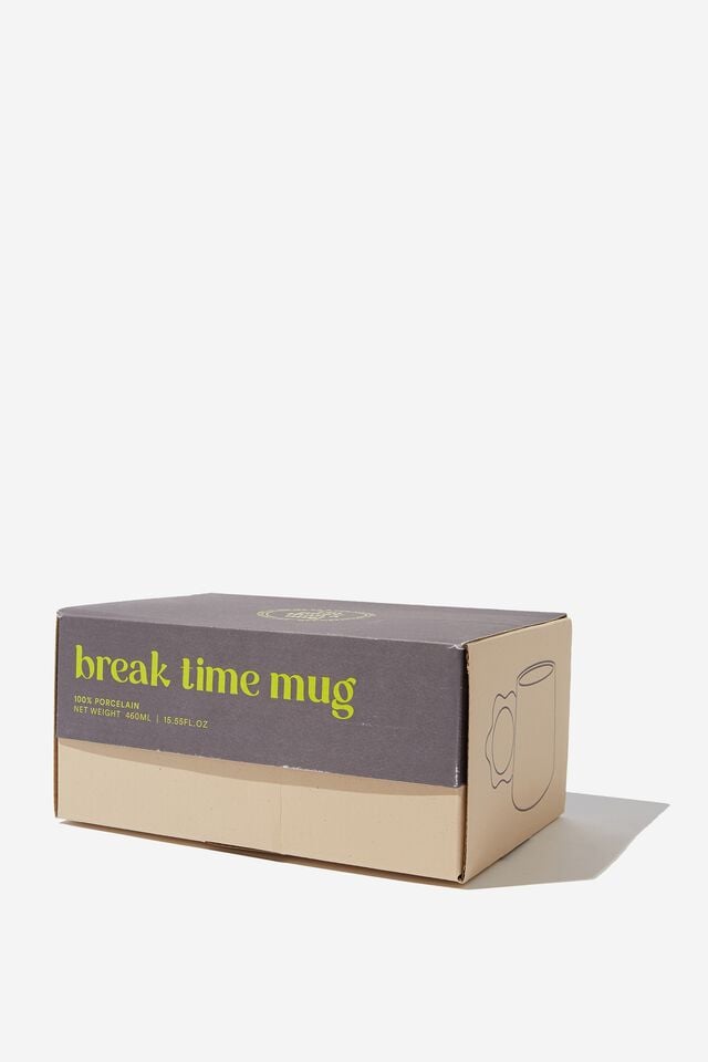 Break Time Mug, PEPPERMINT STICK CIRCLE