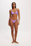 High Apex Bikini Top, PURPLE METALLIC - alternate image 4