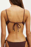 Scoop Tie Back Bikini Top, ESPRESSO CREPE - example image 2