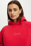Plush Premium Graphic Raglan Hoodie, CHARGED RED/BODY WELLNESS - example image 2