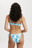 Fixed Tie Side Cheeky Bikini Bottom, KENDELLE PAISLEY BLUE - alternate image 3