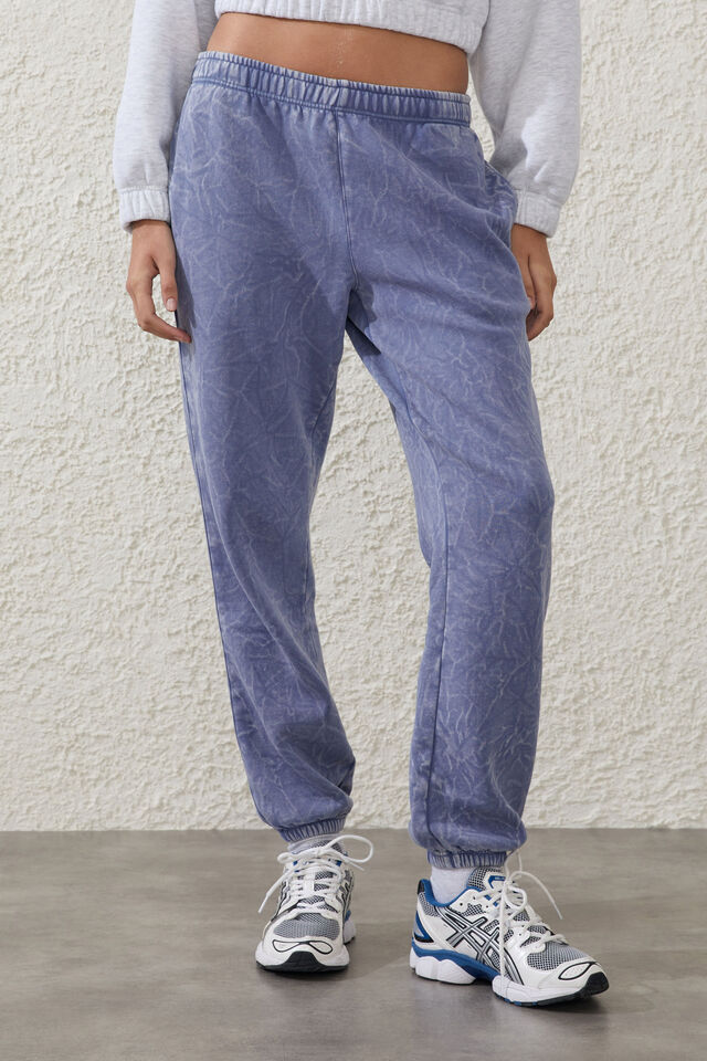 Plush Essential Gym Trackpant, WASHED RIVERSIDE