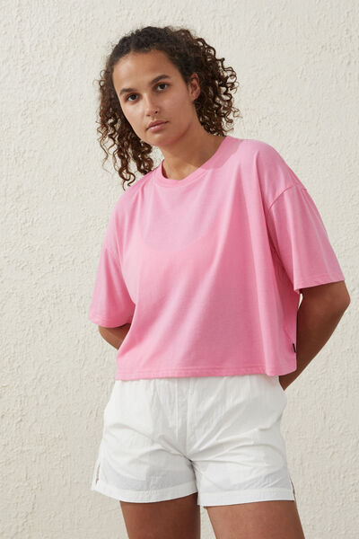 Camiseta - Relaxed Active Recycled Graphic T-Shirt, CANDY PINK