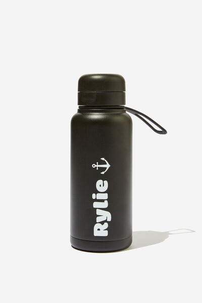 Personalised Grab And Go Drink Bottle 1L, BLACK