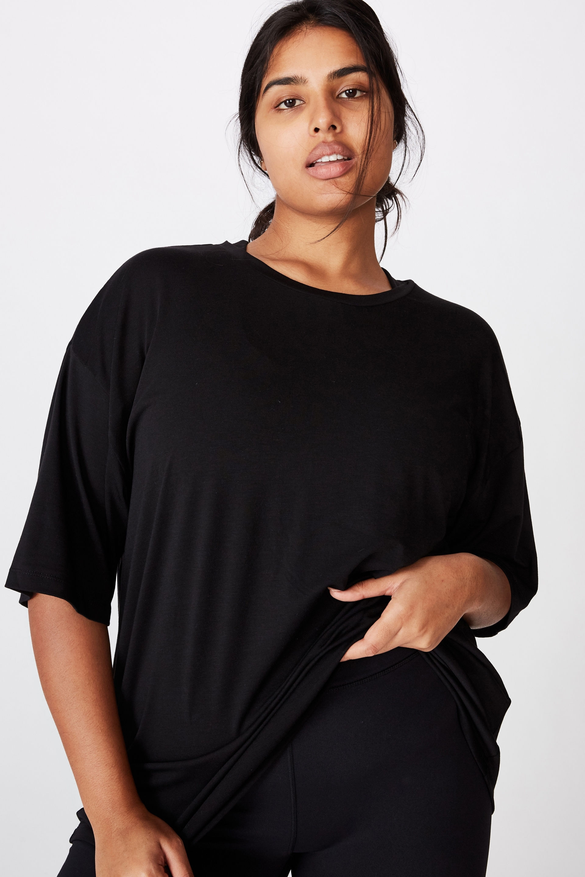 discount 78% Gondola Blu blouse Black WOMEN FASHION Shirts & T-shirts Lace 