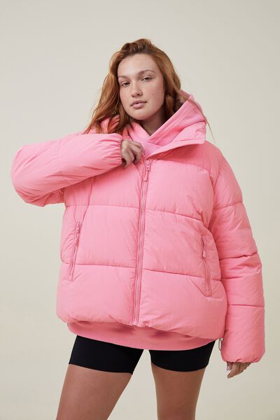 The Recycled Mother Puffer Jacket 3.0, CUPCAKE PINK