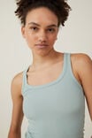 Sleep Recovery Racer Back Tank Top, WASHED MINT - alternate image 2