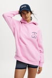 Plush Premium Graphic Hoodie, MILLENNIAL PINK/SOCIAL CLUB - alternate image 2