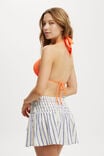 The Essential Beach Mini Skirt, BLUE/NATURAL STRIPE - alternate image 3