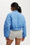 Quilted Rib Bomber Jacket, ADRIFT BLUE - alternate image 3