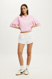 Active Graphic V-Neck Tee, PRISM PINK/RETRO - example image 4