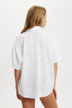 The Essential Short Sleeve Beach Shirt Asia Fit, WHITE - alternate image 3