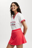 Saia - Pleated Ace Skirt, FRENCHIE RED - vista alternativa 4