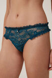 Butterfly Lace G String Brief, ENCHANTED FOREST - alternate image 2