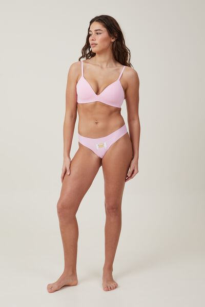 The Invisible  Brasiliano Brief, BUNNY AND MOONCAKE PINK FROSTING