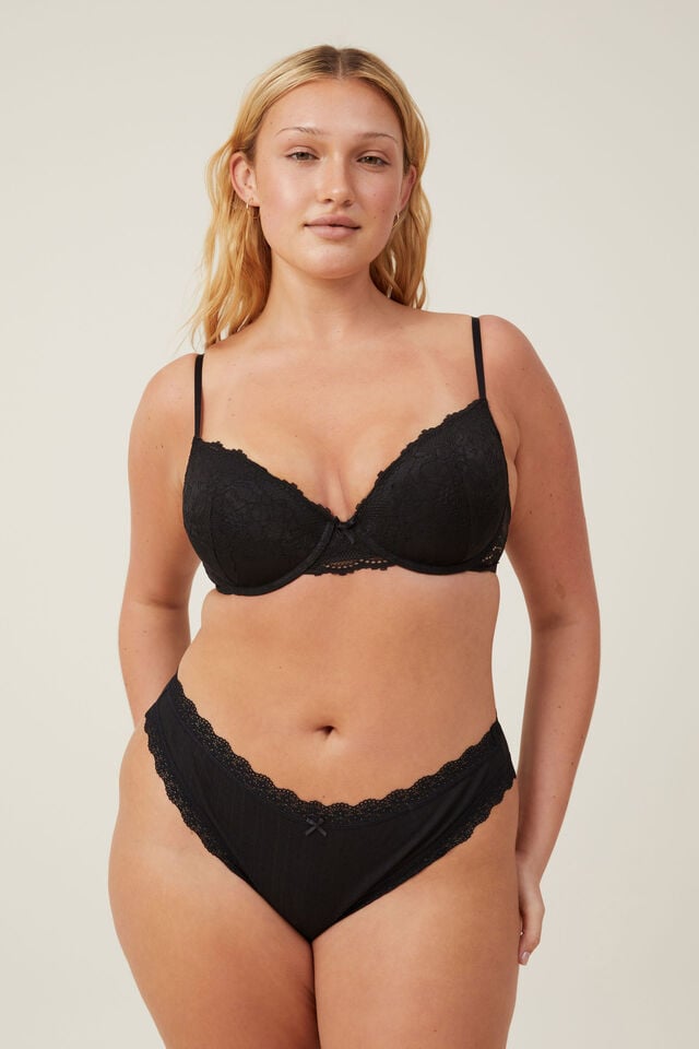 4 Pcs Girls' Organic Cotton Brief Panties Breathable Bikini Big