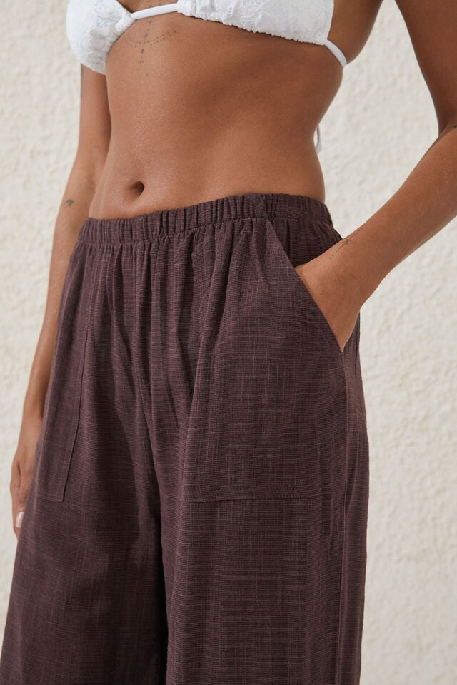 Relaxed Pocket Beach Pant, WILLOW BROWN