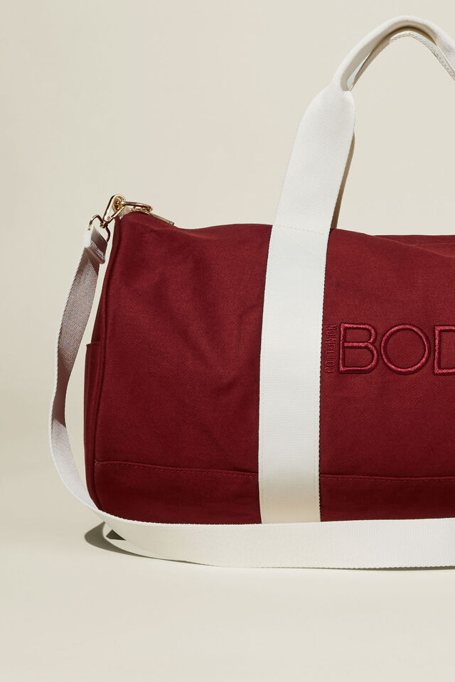 Body Weekender Bag, CABERNET/ COCONUT MILK