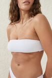 Bandeau Bikini Top, WHITE CRINKLE - alternate image 2