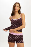 Dreamy Soft Boyshort, KRISTY POLKA DOT CHOCOLATE PLUM - example image 4