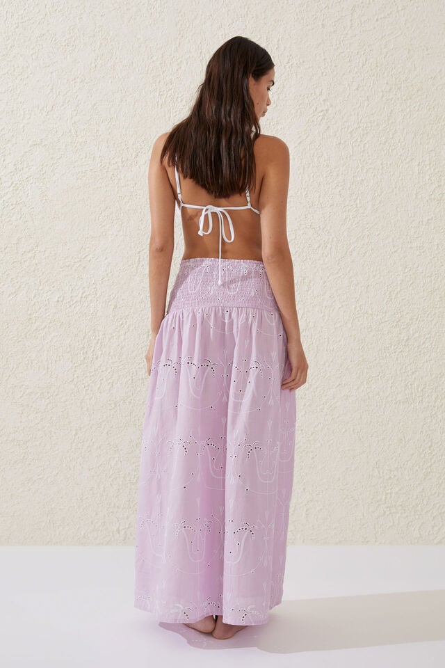 The Vacation Maxi Skirt, ORCHID BOUQUET PALM TREE