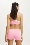 Ultra Soft Noughties Micro Short, PRISM PINK/WHITE - example image 3
