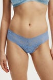 Everyday Lace G String Brief, ADRIFT BLUE - alternate image 2