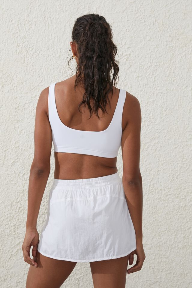 Baseline Woven Skirt, WHITE