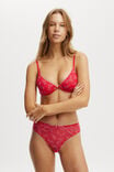 Layla Lace Cheeky Brief, CHERRY PIE - alternate image 4