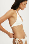 Scoop Neck Halter Bikini Top, COCONUT MILK WAFFLE - example image 2