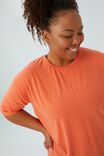 Curve Active Boyfriend Tee, ORANGE QUARTZ - alternate image 2