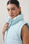 The Mother Puffer Panelled Crop Vest, STARLIGHT CLOUD - alternate image 2