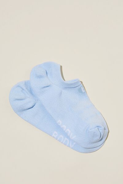 Performance No Show Sock, SILKY BLUE