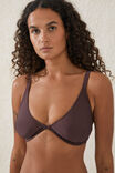 Balconette Bra D+ Bikini Top, WILLOW BROWN SHIMMER - example image 2