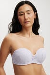 Everyday Lace Strapless Push Up 2 Bra, WASHED THISTLE - alternate image 2