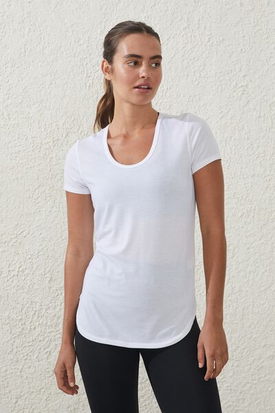 Camiseta - Gym T Shirt, WHITE