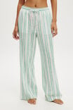 The Essential Beach Pant, PALM LEAF/PINK SORBET STRIPE - alternate image 2