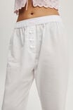 Boyfriend Boxer Pant, TEXTURED WHITE BOWS - alternate image 2