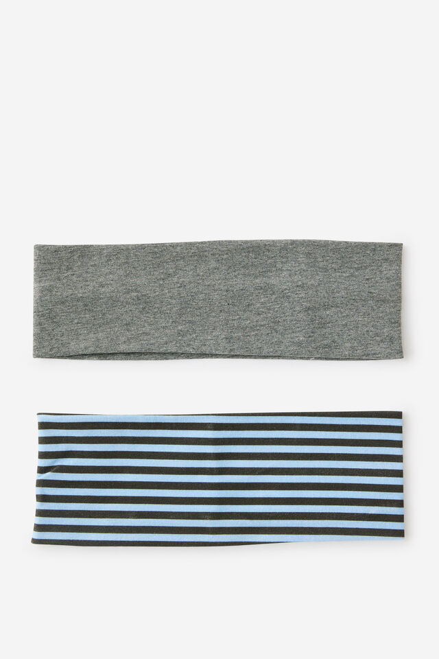 Off Duty Headband, GREY/CAMPUS BLUE