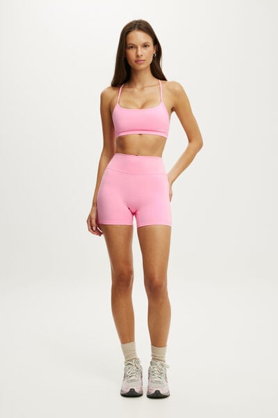 Ultra Soft Invisible Scrunch Shortie Short, PRISM PINK
