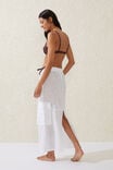 Utility Beach Maxi Skirt, WHITE - alternate image 5