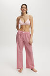 Boyfriend Boxer Pant Asia Fit, MICRO RED GINGHAM - alternate image 1