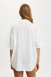 The Essential Short Sleeve Beach Shirt, WHITE - alternate image 3