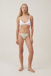 Butterfly Lace Tanga Thong Brief, SPEARMINT - alternate image 1