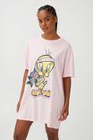 Camiseta - 90S T-Shirt Nightie, LCN WB/TWEETY HIPPY BIRD - vista alternativa 1