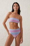 Bandeau Bikini Top, SIERRA OMBRE SUNSET METALLIC - alternate image 1