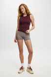 Soft Ruched Side Tank, DARK OAK - alternate image 4