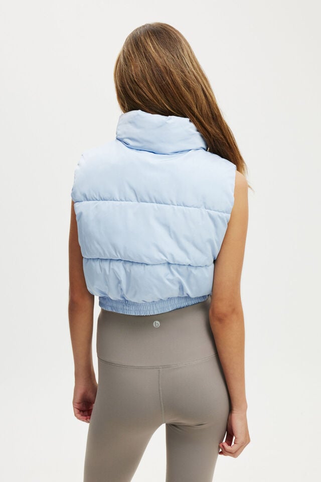 The Mother Puffer Crop Vest, WINDSURFER