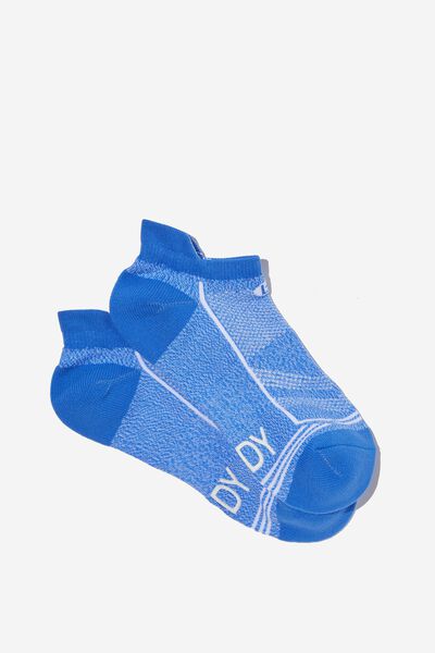 Running Sock, TRANQUIL BLUE